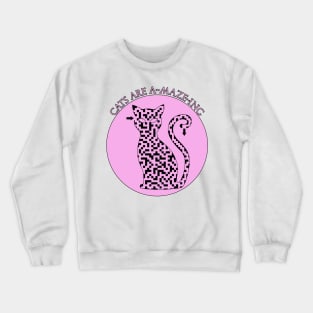 Cats Are A-Maze-ing Maze T-Shirt Crewneck Sweatshirt